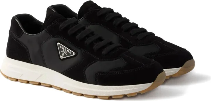 Triangle-Logo Panelled Sneakers - Image 2