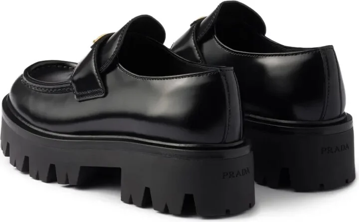 Triangle-Logo Platform Loafers - Image 3