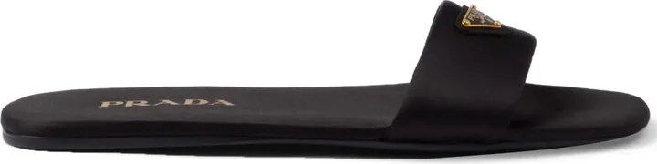 Triangle-Logo Satin Slides