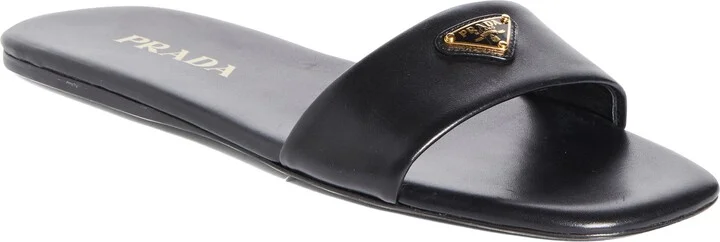 Triangle Logo Slide Sandal