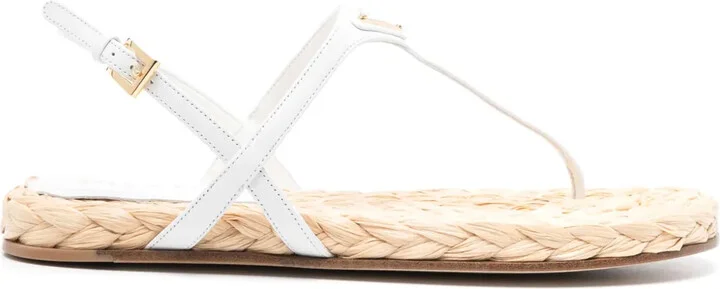 Triangle-Logo Slingback Espadrilles