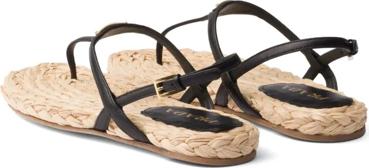 Triangle-Logo Slingback Sandals - Image 3