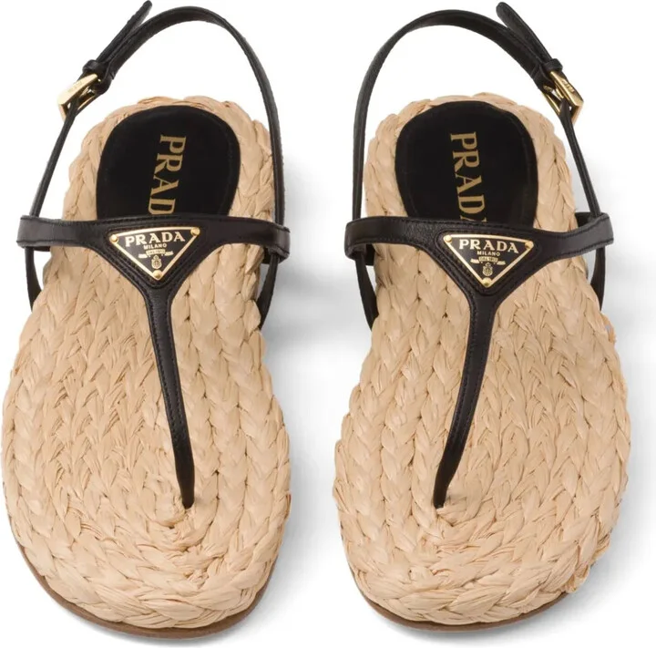 Triangle-Logo Slingback Sandals - Image 5