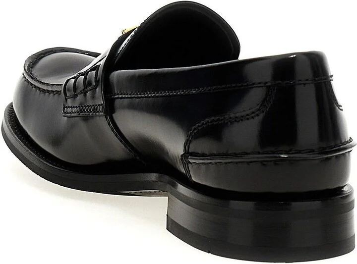 Triangle-logo Slip-on Loafers - Image 3