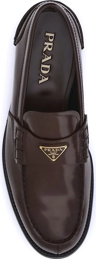 Triangular Plaque Loafers - Image 4