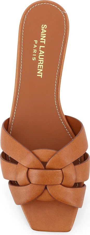Tribute 05 Flat Leather Sandals - Image 4