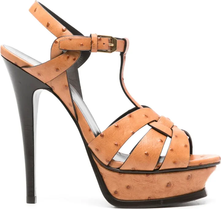 Tribute 140mm leather sandals