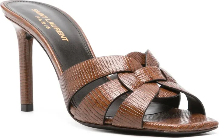 Tribute 85mm lizard-effect mules - Image 2
