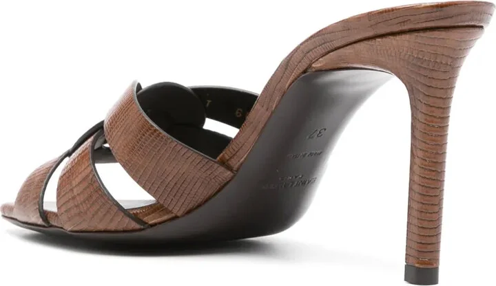 Tribute 85mm lizard-effect mules - Image 3