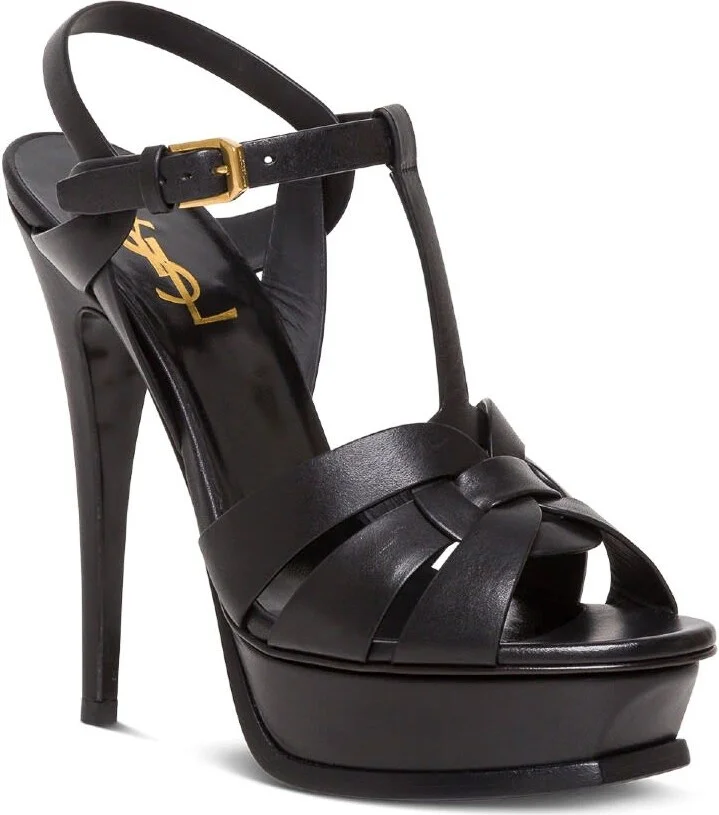 'tribute' Black Sandals With Logo In Patent Leather Woman - Image 2