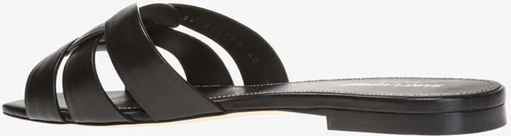 Tribute Calf Leather Flat Mules - Image 2