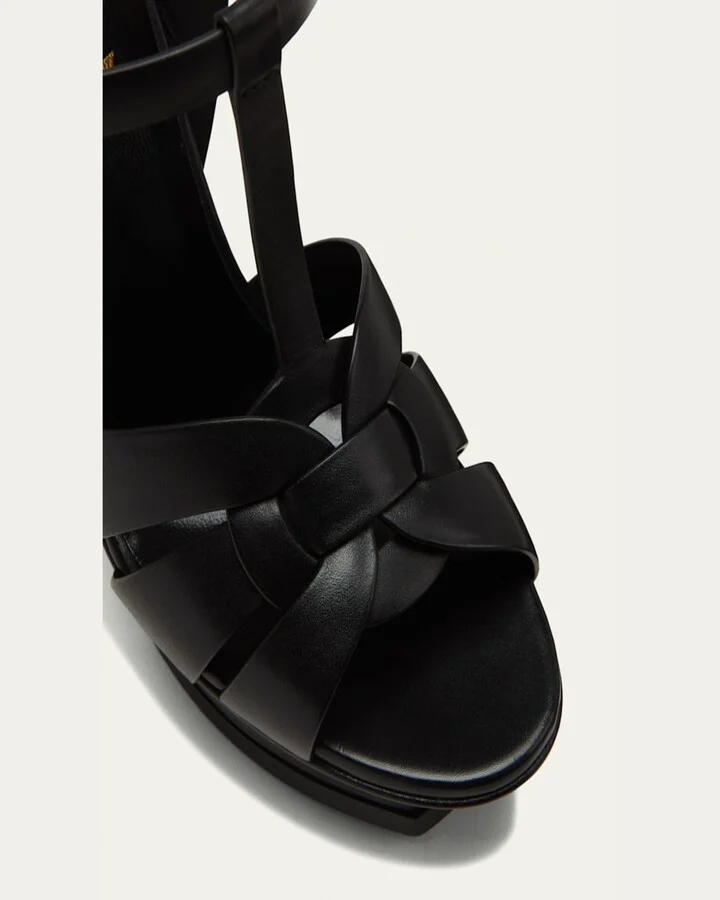 Tribute Leather 105mm Platform Sandals - Image 11