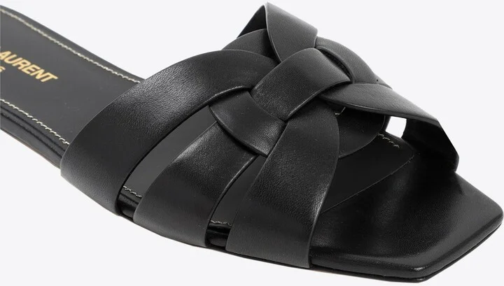 Tribute Leather Flat Sandals - Image 3