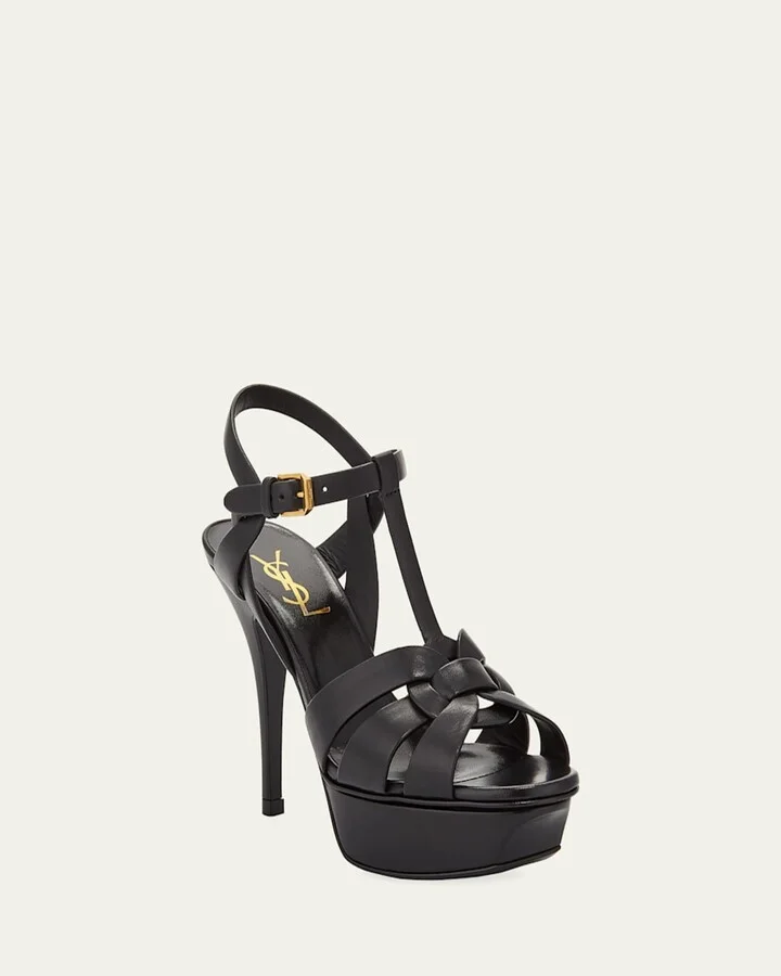 Tribute Leather Platform Sandals - Image 8