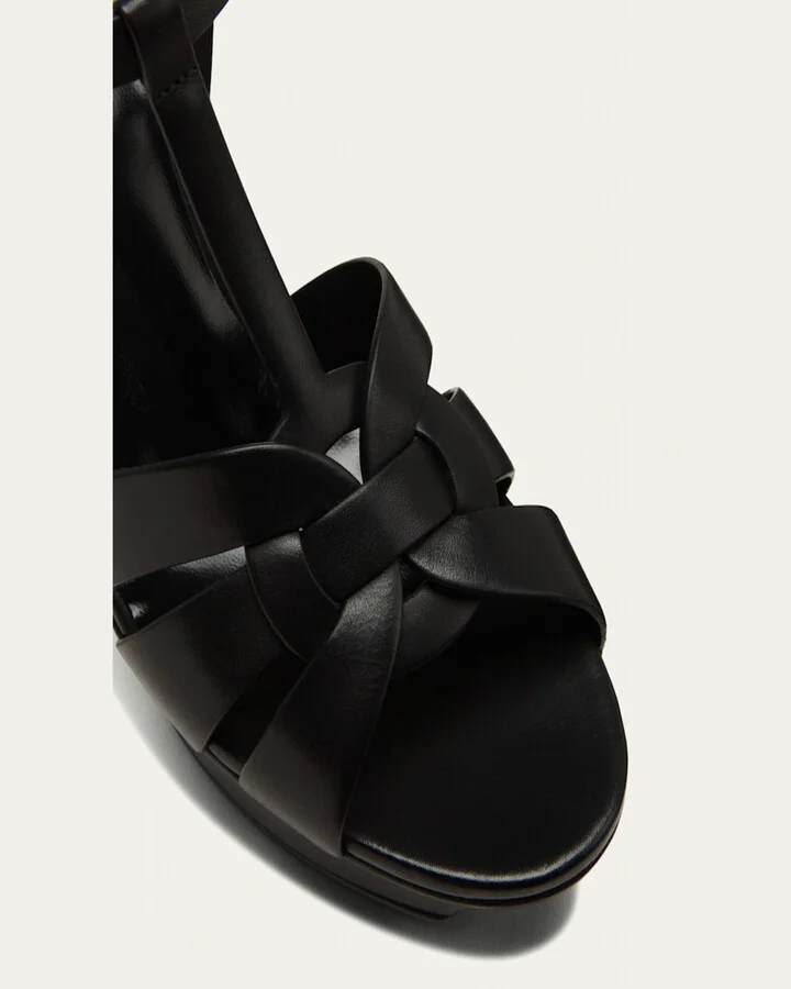 Tribute Leather Platform Sandals - Image 9