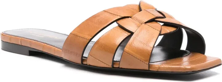 Tribute leather slides - Image 2