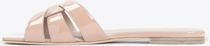 Tribute Patent Leather Flat Sandals - Image 2