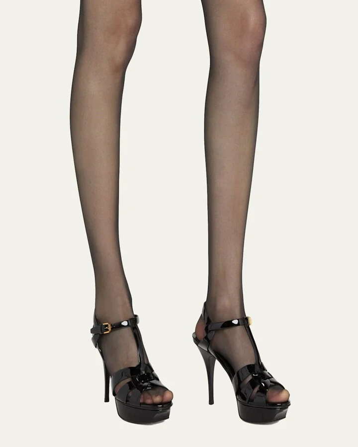 Tribute Patent Sandals, 4" Heel - Image 6