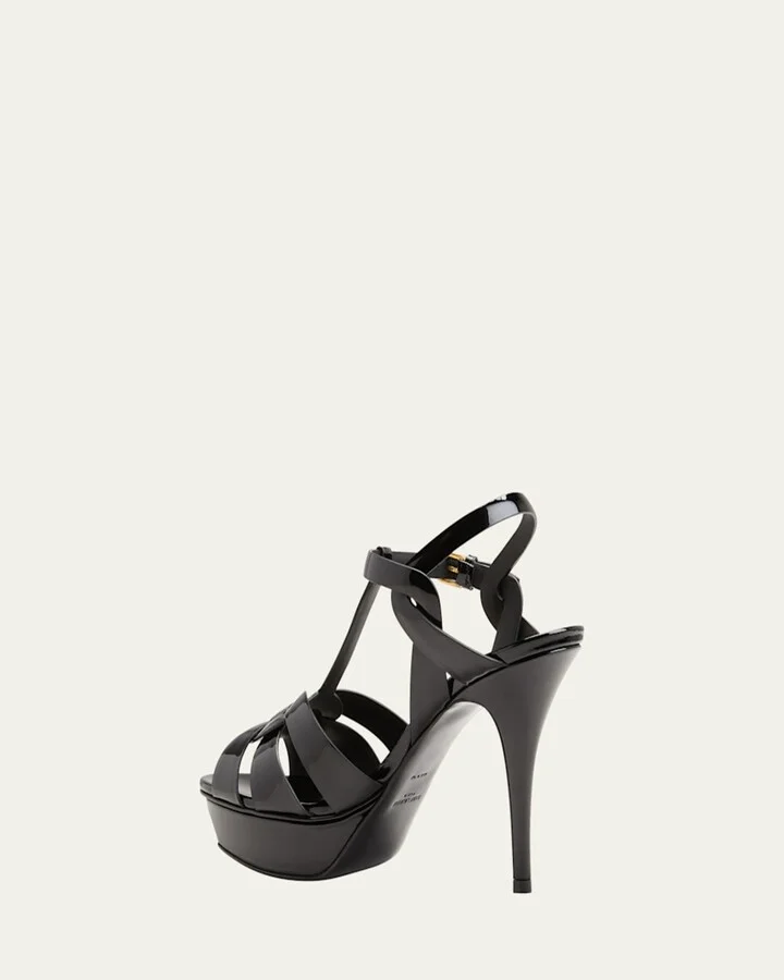 Tribute Patent T-Strap Platform Sandals - Image 6