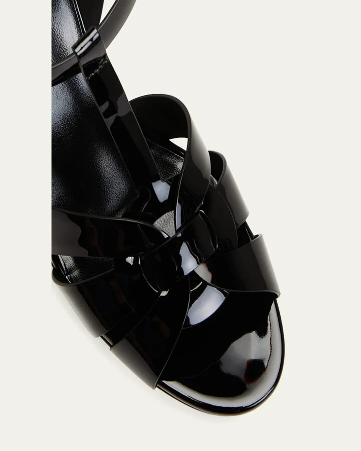 Tribute Patent T-Strap Platform Sandals - Image 7