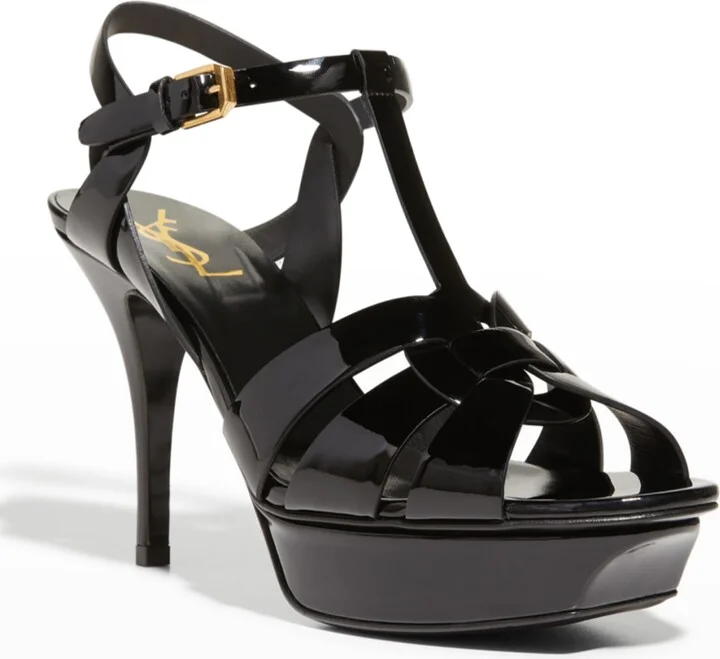 Tribute Patent T-Strap Platform Sandals - Image 6