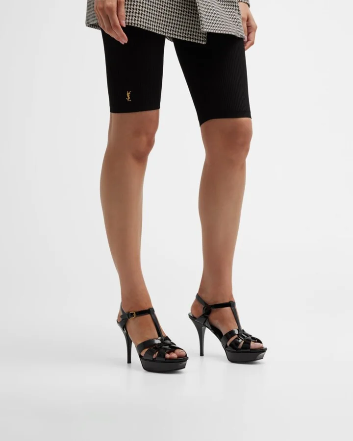 Tribute Patent T-Strap Platform Sandals - Image 8