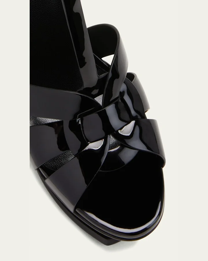 Tribute Patent T-Strap Platform Sandals - Image 5