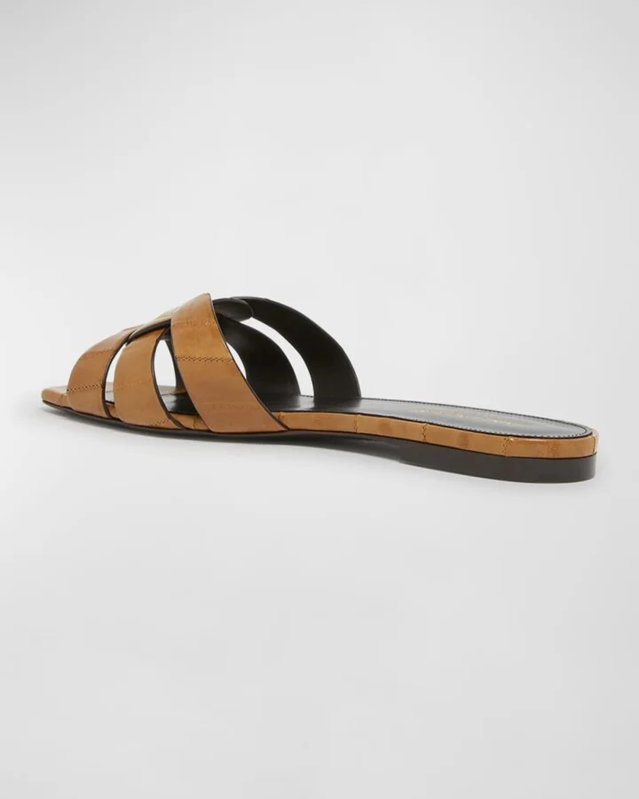 Tribute Woven Flat Slide Sandals - Image 8