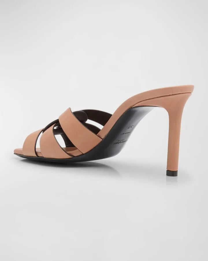 Tribute Woven Leather Mule Sandals - Image 8