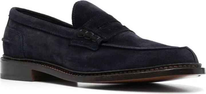 Tricker'S Adam Suede Penny Loafers Shoes - Image 3