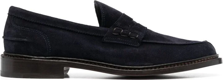 Tricker'S Adam Suede Penny Loafers Shoes