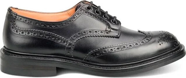 Tricker's Detailed Lace-Up Shoes