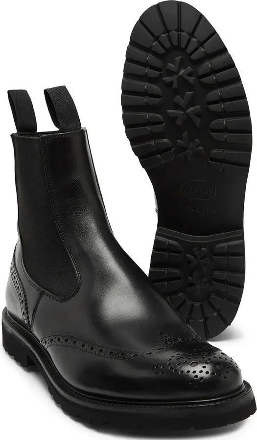 Tricker'S Henry Country Boots With Brogue Detailing Shoes - Image 3