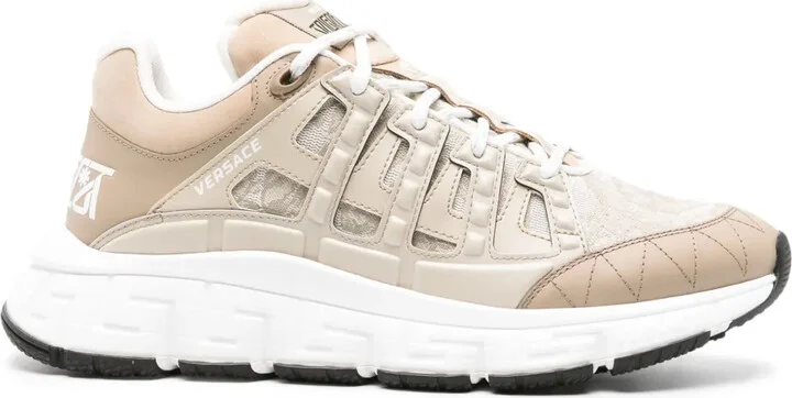 Trigreca Barocco-jacquard sneakers