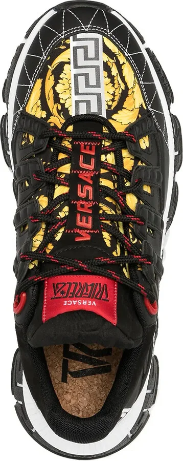 Trigreca baroque-print sneakers - Image 4