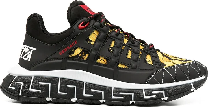 Trigreca baroque-print sneakers