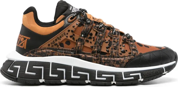 Trigreca Dalmatian-print sneakers