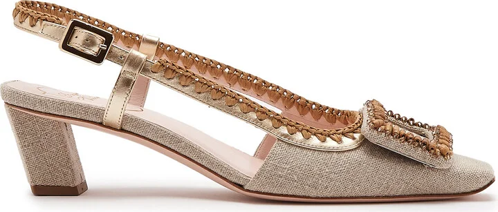 Trim Slingback PumpsVivier