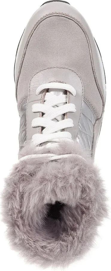 Trimmed High-Top Sneakers - Image 3