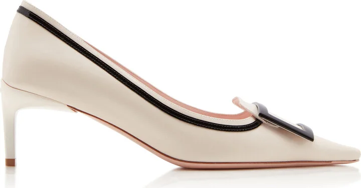 Trimmed Leather PumpsVivier