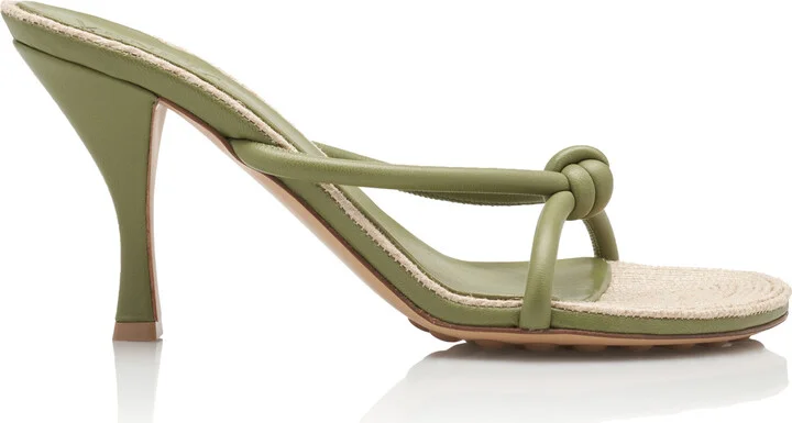 Trimmed Leather SandalsVeneta