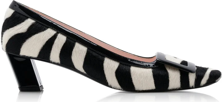 Trimmed Pony Hair PumpsVivier
