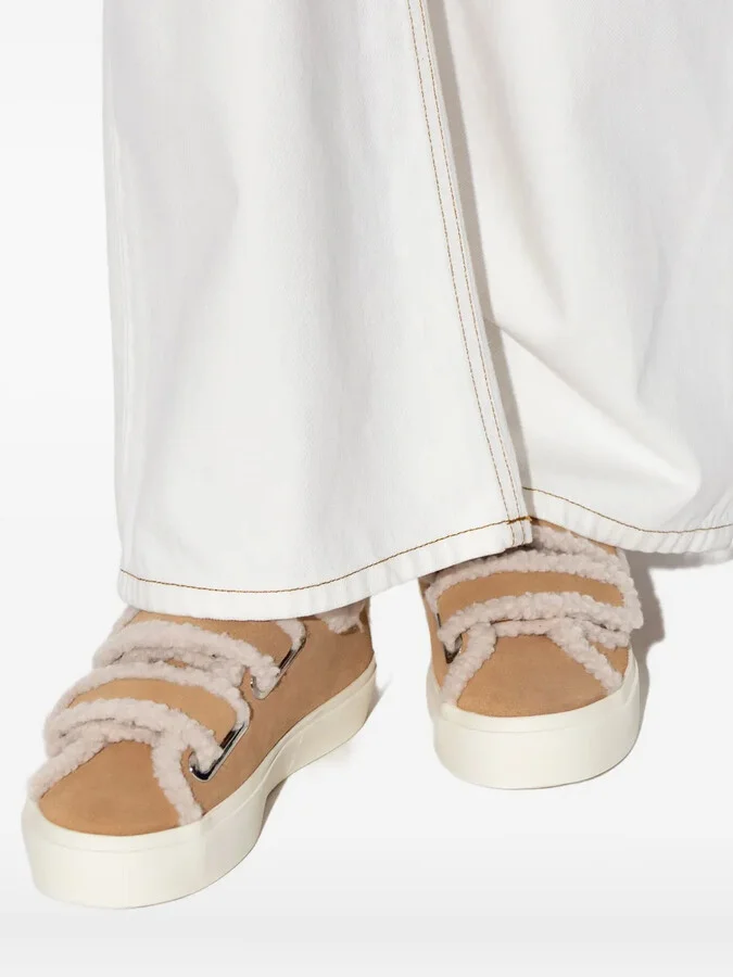 Trimmed Touch-Straps Low-Top Sneakers - Image 4