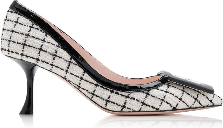 Trimmed Tweed PumpsVivier