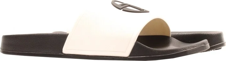 Triods Black/White Men's Slides 19011-166