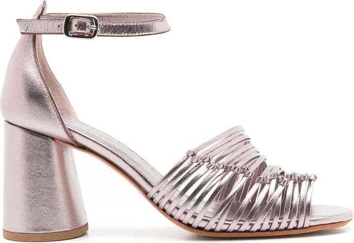 Triomphe 65mm strappy leather sandals