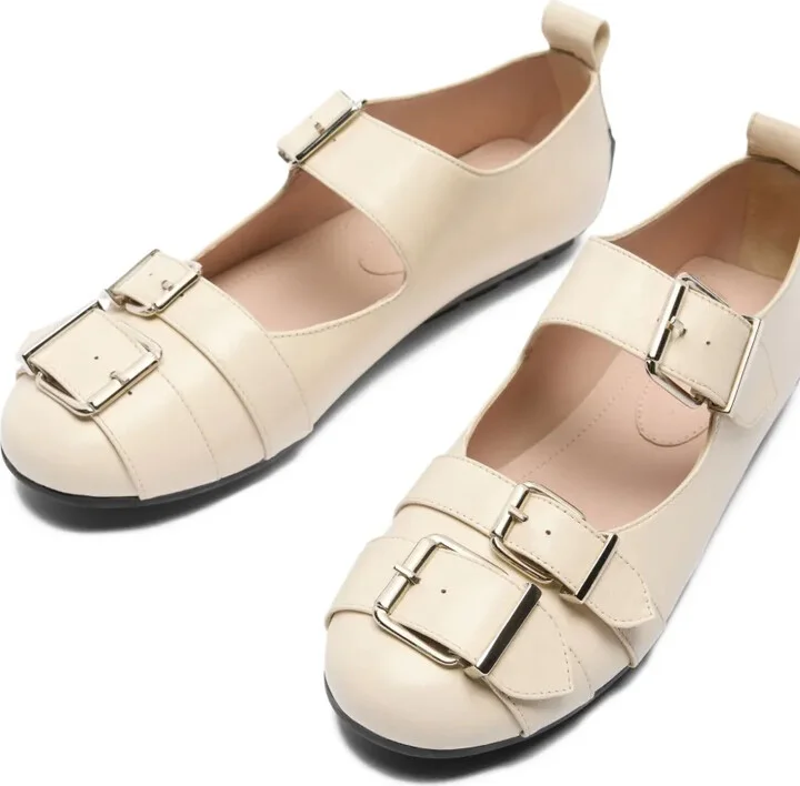 Triple-Buckle Ballet Flats - Image 3
