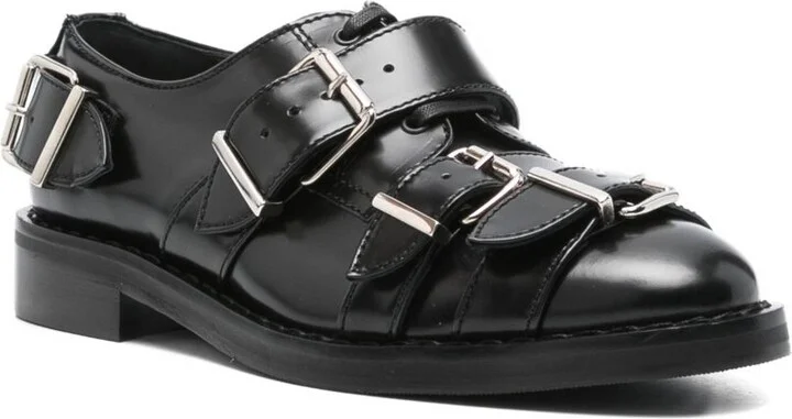 Triple-Buckle Derby Shoes - Image 2