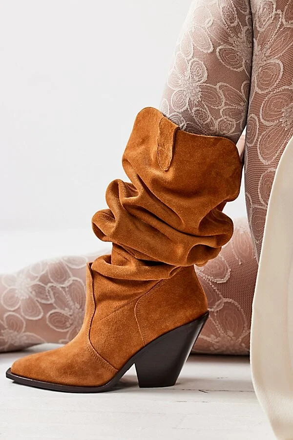 Triple Crown Over-the-Knee Suede Boots - Image 3