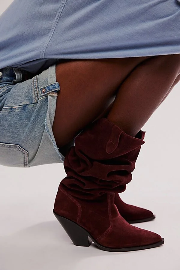 Triple Crown Over-the-Knee Suede Boots - Image 3
